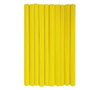 Interdruk - Rollos de papel crepé para niños, bricolaje y decoraciones - Paquete de 10 rollos (50 cm x 200 cm, 28 g/m2) - 04 Amarillo