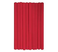 Interdruk - Rollos de papel crepé para niños, bricolaje y decoraciones - Paquete de 10 rollos (50 cm x 200 cm, 28 g/m2) - 07 Rojo