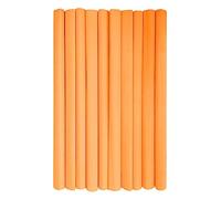Interdruk - Rollos de papel crepé para niños, bricolaje y decoraciones - Paquete de 10 rollos (50 cm x 200 cm, 28 g/m2) - 05 Naranja claro