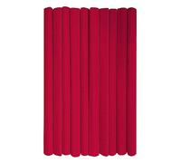 Interdruk - Rollos de papel crepé para niños, bricolaje y decoraciones - Paquete de 10 rollos (50 cm x 200 cm, 28 g/m2) - 08 Rojo Oscuro