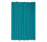 Interdruk - Rollos de papel crepé para niños, bricolaje y decoraciones - Paquete de 10 rollos (50 cm x 200 cm, 28 g/m2) - 21 verde mar
