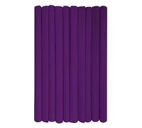 Interdruk - Rollos de papel crepé para niños, bricolaje y decoraciones - Paquete de 10 rollos (50 cm x 200 cm, 28 g/m2) - 13 Morado