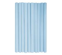 Interdruk - Rollos de papel crepé para niños, bricolaje y decoraciones - Paquete de 10 rollos (50 cm x 200 cm, 28 g/m2) - 37 azul paloma pastel