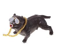 Interesante adorno para el interior del coche, diseño de perro matón, a la moda, divertido, simulación, accesorios de computadora, decoración para casa, Halloween, perro matón, consola central, adorno