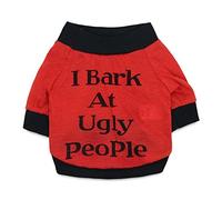 Interesante Inglés Navidad rojo creativo Navidad ropa para mascotas algodón ropa para mascotas ropa para mascotas percha (rojo, XL)