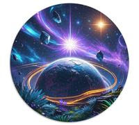 Interestelar Puzzle De 1000 Piezas Rompecabezas para Adultos Rompecabezas 1000 Piezas para Adultos Planeta Universo para Amantes O Amigos Rompecabezas Imposable 1000pcs (67.5x67.5cm)