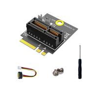 Interfaces A+E a PCIE 1 adaptador de ranura para tarjeta elevadora de 4 pines, cable de alimentación para accesorios de computadora, placa de expansión de computadora