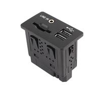 Interfaces de sonido fáciles de instalar con lector de tarjetas, actualizaciones esenciales, entusiasta de la música, puerto USB, repuesto de vehículo para adaptador de interfaces de sonido de coche