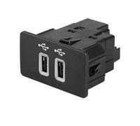 Interfaces USB de repuesto, sincronización de sincronización de 3 puertos, concentrador de doble puerto, accesorio de automoción, fácil instalación, interfaz F USB