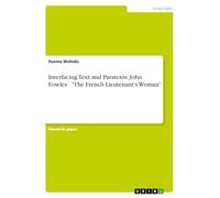 Interfacing Text and Paratexts: John Fowles´ "The French Lieutenant's Woman"