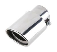 Interfaz 63mm Salida Única Punta Escape Universal Para Coche Silenciador Automático Acero Inoxidable Tubo Garganta Trasera 1,5 L-2,2 L Silbato Coche Escape Tubo Silenciador(See the Figure a)