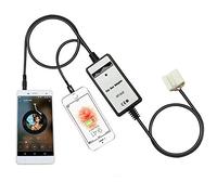 Interfaz Auxiliar, Yomikoo AUX/iPod/USB/iPhone 5, Adaptador de Interfaz de Cambiador de CD de Coche de Audio Digital para Coche de 3,5 mm Interfaz Auxiliar para Honda 2.4