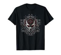 Interfaz cibernética futurista HUD Gear AI Core Art Camiseta