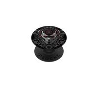 Interfaz cibernética futurista HUD Gear AI Core Art PopSockets PopGrip Adhesivo