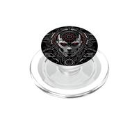 Interfaz cibernética futurista HUD Gear AI Core Art PopSockets PopGrip para MagSafe