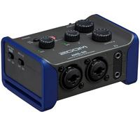 Zoom AMS-24 USB interface de audio, 2 entradas, 4 salidas, loopback, monitorización directa, bus-powered, para grabaciones y streaming en PC, Mac, iOS y Android