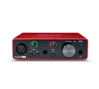 Interfaz de audio USB Scarlett Solo 3.ª gen. de Focusrite para guitarristas, cantantes y productores, con todo el software necesario para grabar y componer y un sonido de estudio