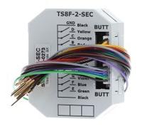 Interfaz de botones para 8 personas - Entrada binaria 8 veces para domótica KNX TS8F-2-E | Lingg & Janke | TS8F-2-E | 79882 | Entrada binaria