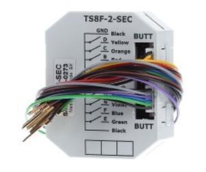 Interfaz de botones para 8 personas - Entrada binaria 8 veces para domótica KNX TS8F-2-E | Lingg & Janke | TS8F-2-E | 79882 | Entrada binaria