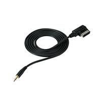 Interfaz de música AMI MMI a 3 5 mm Audio AUX Cable adaptador para A3 A4 S4 A5 S5 A6 S6 A8 Q3 Q5 TT R8 conecta iPod, MP3, reproductor de CD, dispositivos portátiles, transmite Plug Play 150 cm de