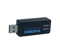 Interfaz de radio de jamón USB2RIG FT8 Modo Digital CAT Control | Soporta FT8, FT4, JS8Call, control CAT sin costuras para transceptores complejos, confiable para ptt para HTs