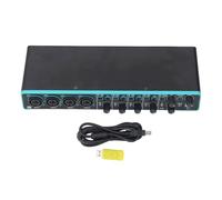 Interfaz de Sonido Profesional, Tarjeta de Sonido Externa 24 Bits/192 KHz Interfaz de Profesional de Alta Fidelidad de Grabacin de Computadora de Msica para