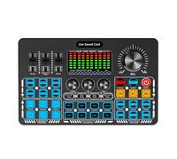 Interfaz de tarjeta de sonido en vivo Q6S, 2 uds., con efectos de mezclador de DJ y cambiador de voz, estéreo Bluetooth,Una Experiencia De Sonido MáS Interesante