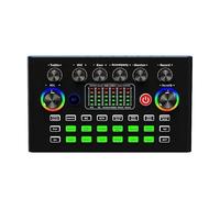 Interfaz de tarjeta de sonido Mixer Live con efectos DJ Mixer y podcast de cambiador de voz,Una Experiencia De Sonido MáS Interesante