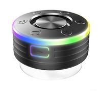 Interfaz de usuario simplificada controla fácilmente tu música utilizando la funcionalidad de seis botones en este dispositivo inalámbrico ligero (negro)