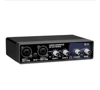 Interfaz Q-22 tarjeta de sonido portátil profesional USB ordenador arreglador tarjeta de sonido en vivo,Una Experiencia De Sonido MáS Interesante