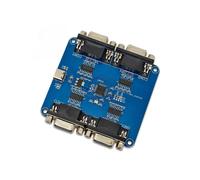 Interfaz Serie USB A RS232 de 4 Canales, Placa de Evaluación de Chip Serie CH344Q, Módulo Adaptador USB A RS232