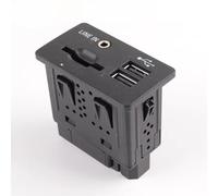 Interfaz USB AUX Del Coche Compatible Con Ford Para Fusion 2013 Interfaz De Audio Auxiliar Con Lector De Tarjetas SD FL3T-14F014-AA C1BT14F014AE Repuestos Para Automóviles