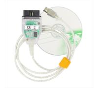 Interfaz USB OBD2 INPA/Ediabas K+DCAN Diagnóstico para BMW Desde 1998 hasta 20013 (Todas las funciones como en la interfaz OMNITEC) A