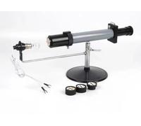 Interferencia de doble rendija, instrumento óptico de difracción de rendija única, demostración de enseñanza de óptica física, onda de interferencia