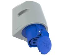 Interflex pce - Base mural protección 16a 2 polos 230v 6 hora/s azul
