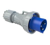 Interflex pce - Clavija estanca 63a 2 polos 230v 6 hora azul
