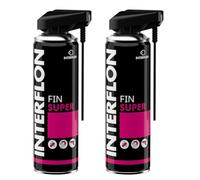 Interflon Spray lubricante seco Fin Super - con tecnología MicPol - Paquete doble 2 x 300 ml