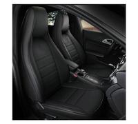 Interior Accesorios Funda Personalizada Para Asiento Delantero Cuero Para Mercedes Para Benz Para CLA250 2020 CLA200 2021 2022 Solo 2 Unidades Fundas Protección cojín(Negro)