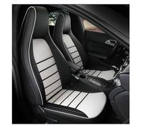Interior Accesorios Funda Personalizada Para Asiento Delantero Cuero Para Mercedes Para Benz Para CLA250 2020 CLA200 2021 2022 Solo 2 Unidades Fundas Protección cojín(BLANCO)