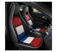 Interior Accesorios Funda Personalizada Para Asiento Delantero Cuero Para Mercedes Para Benz Para CLA250 2020 CLA200 2021 2022 Solo 2 Unidades Fundas Protección cojín(RED WHITE BLUE)