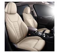 Interior Accesorios Fundas De Asiento Personalizadas Conjunto Completo De Cuero Accesorios Para Para X3 G01 F97 E83 F25 IX3 Fundas Protección cojín(Beige)