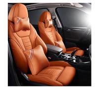 Interior Accesorios Fundas De Asiento Personalizadas Conjunto Completo De Cuero Accesorios Para Para X3 G01 F97 E83 F25 IX3 Fundas Protección cojín(ORANGE LUX)
