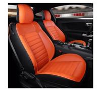Interior Accesorios Fundas De Asiento Personalizadas Juego Completo Duradero Para Ford Para Mustang 2015 2016 2017 2018 2019 2020 2021 2022 Fundas Protección cojín(Orange black1)