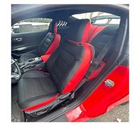 Interior Accesorios Fundas De Asiento Personalizadas Juego Completo Duradero Para Ford Para Mustang 2015 2016 2017 2018 2019 2020 2021 2022 Fundas Protección cojín(Negro rojo)
