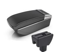 Interior Accesorios Interiores Reposabrazos Coche Para Agya Para Wigo Guantera De Doble Capa Portavasos Y Consola Central Accesorios(B straight White line)