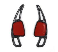 Interior Accesorios Para A3 Para A4 Para A5 S3 S4 S5 Para Q2 Para Q3 2 Unids/lote Volante Deportivo Coche Paletas Cambio Marchas ABS Carbono Decoración Consola Central(Carbon Black)