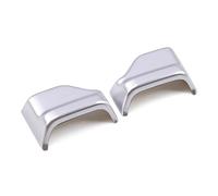 Interior Accesorios Para Benz C Para GLC Clase W205 X253 2015-2019 Cinturón Seguridad Asiento Coche Marco Panel Cubierta Embellecedora Pegatina Fibra Carbono Decoración Consola Central(Matte Silver)