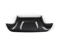 Interior Accesorios Para Chevrolet Para Camaro ZL1 2016-2026 Cubierta Panel Volante Marco Pegatina Interior Fibra Carbono Accesorios Ajuste ABS Coche Decoración Consola Central(B BLACK)
