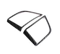 Interior Accesorios Para Hyundai Para Tucson 2015-2020 Color Fibra Carbono Botón Interruptor Volante Cubierta Lentejuelas Decoración Interior Ajuste Decoración Consola Central