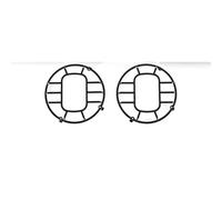 Interior Accesorios Para Land Para Rover Para Defender 90 110 130 2004-2019 Cubierta Red Señal Giro Coche Negra Metal Cubierta Protectora Accesorios Coche Decoración Consola Central(Style C)